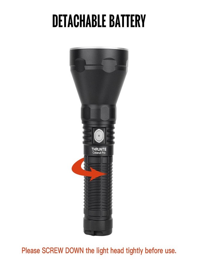 ThruNite Catapult Pro Rechargeable Flashlight, SFT70 LED, 1005 Meters Throw, 2713 High Lumens Bright Searchlight, Long Beam Distance Spotlight for Hiking, Camping, and Hunting - CW - Image 4